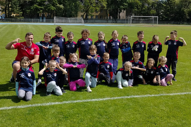 Wyjście na stadion - trening z trenerem.