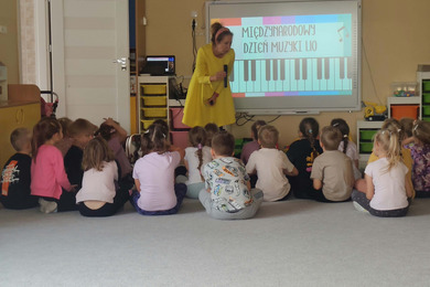 Spotkanie z Panią Aleksandrą Międzynarodowy Dzień Muzyki